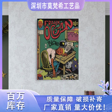 亚马逊热卖外贸无框画芯抽象个性欧美复古挂画客厅沙发背景装饰画