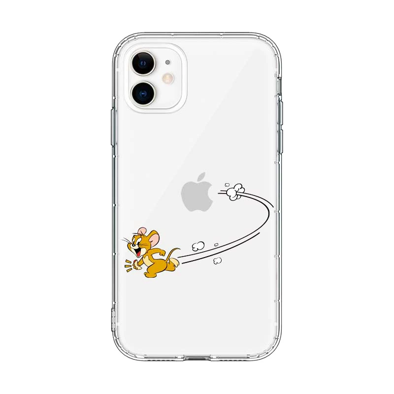 Яблоко, мультяшная креативная чехол для телефона, iPhone 15, прозрачный защитный чехол, iphone, защита от падения