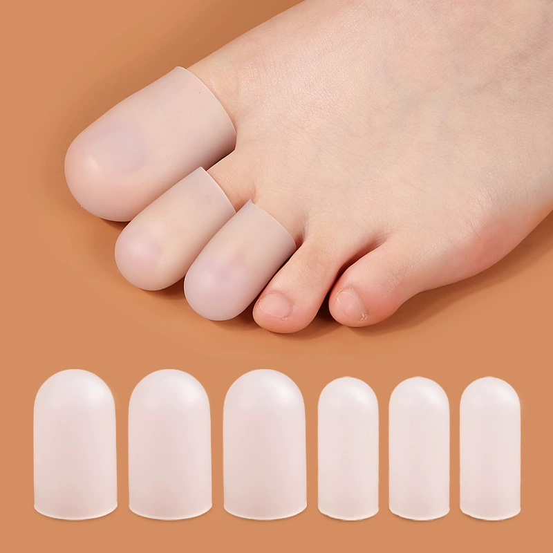 Настоящая силиконовая поверхность без пудры силиконовые куколки для ног Уход за большим пальцем