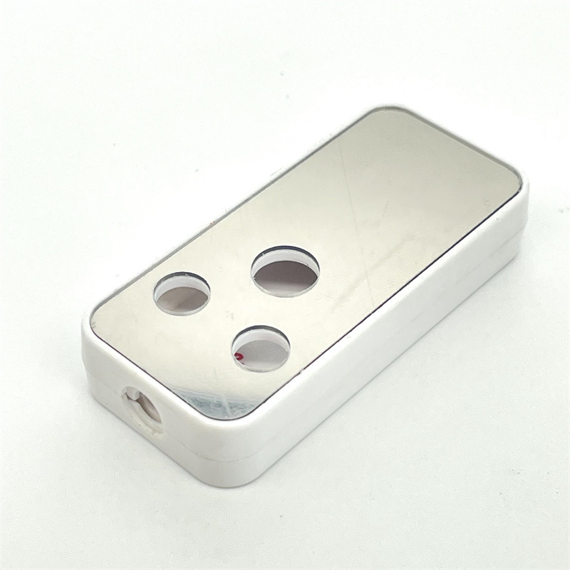 定 制丝印加工LED数码管显示面板PC电镀银色镜片均光片带孔位