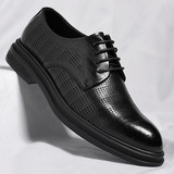 Летний дышащий модный высокий пиджак классического кроя для кожаной обуви