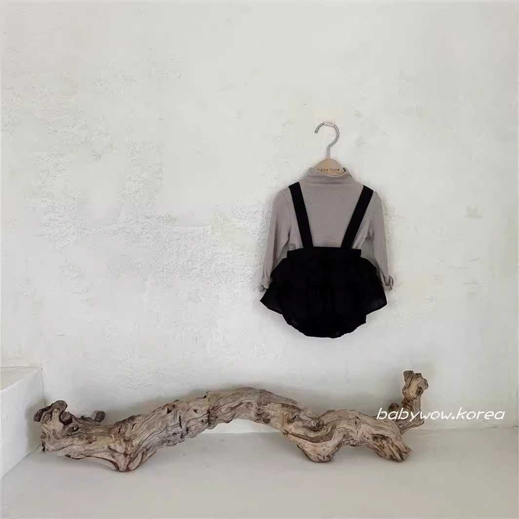 Bebé ropa de primavera estilo coreano ropa de los niños bebé primavera vaina bebé suspender vaina falda vestido de Primavera de la muchacha