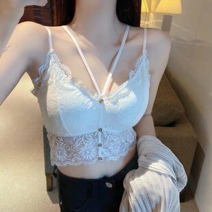 Summer sexy underwear, lace bra, backless, plus size