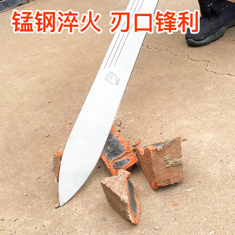 M212 mango de plástico exportación África Sudamérica cuchillo de caña de azúcar acero manganeso endurecido engrosado corte de árboles cortador de madera pesca al aire libre camino abierto