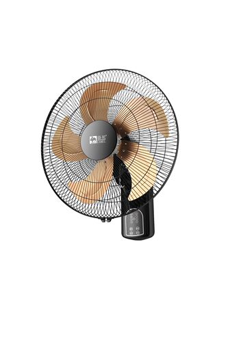 Camel Electric Wall Mount Oscillating Fan 16-inch Smart Voice Control Oscillating Whisper Quiet High Airflow Pull Cord Wall Fan