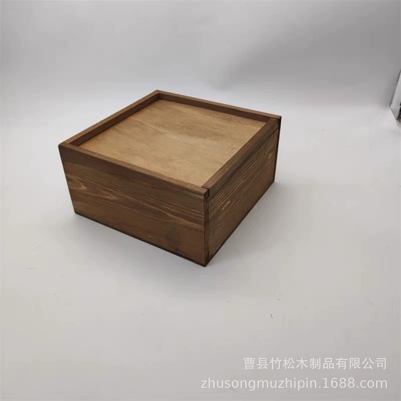 Деревянная коробка для хранения ретро выдвижная крышка из ретро бревна для ювелирных изделий кольцо подарочная коробка для упаковки чая