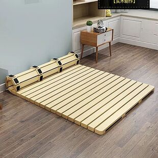 Solid Wood Bed Board Tatami Breathable Row Frame Moisture-Proof Hard Board Waist Protection Bed Strip Tatami Bed Frame Sofa Cushion Yiting
