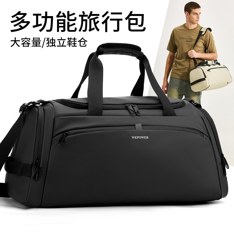 WEPOWER nueva bolsa de viaje corto, bolsa de fitness, viaje de negocios, viaje de viaje, bolsa de mano de gran capacidad