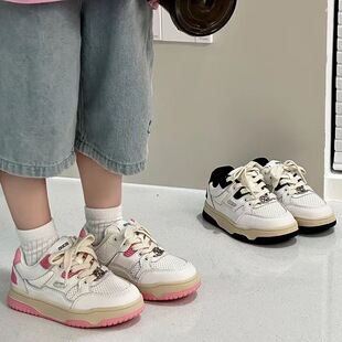 Children's sneaker 2024 Spring New Boys' Casual Board Shoes Girls' Breathable White Shoes Large Children's Soft Sole Shoes