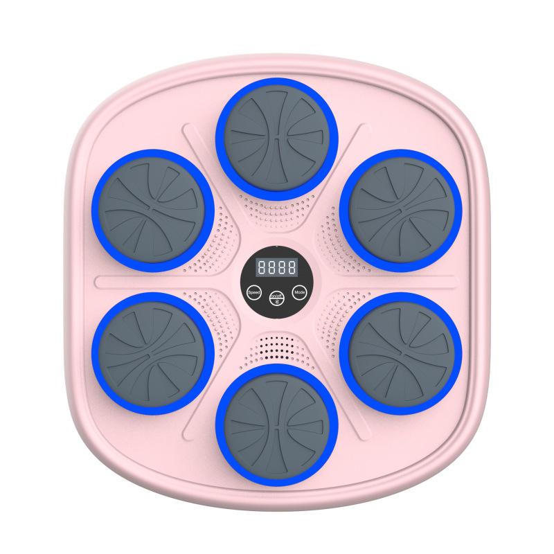 期間限定セール 音楽付きボクシングマシン Bluetoothボクシングターゲット 子供・大人用トレーニングウォールターゲット 家庭用機器 ポータブル|undefined