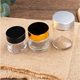 Transparent glass cream bottle cream bottle with lid moisturizer bottle 15g mask jar cosmetic empty bottle 30g