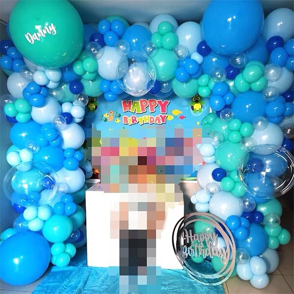 blue royal balloon
