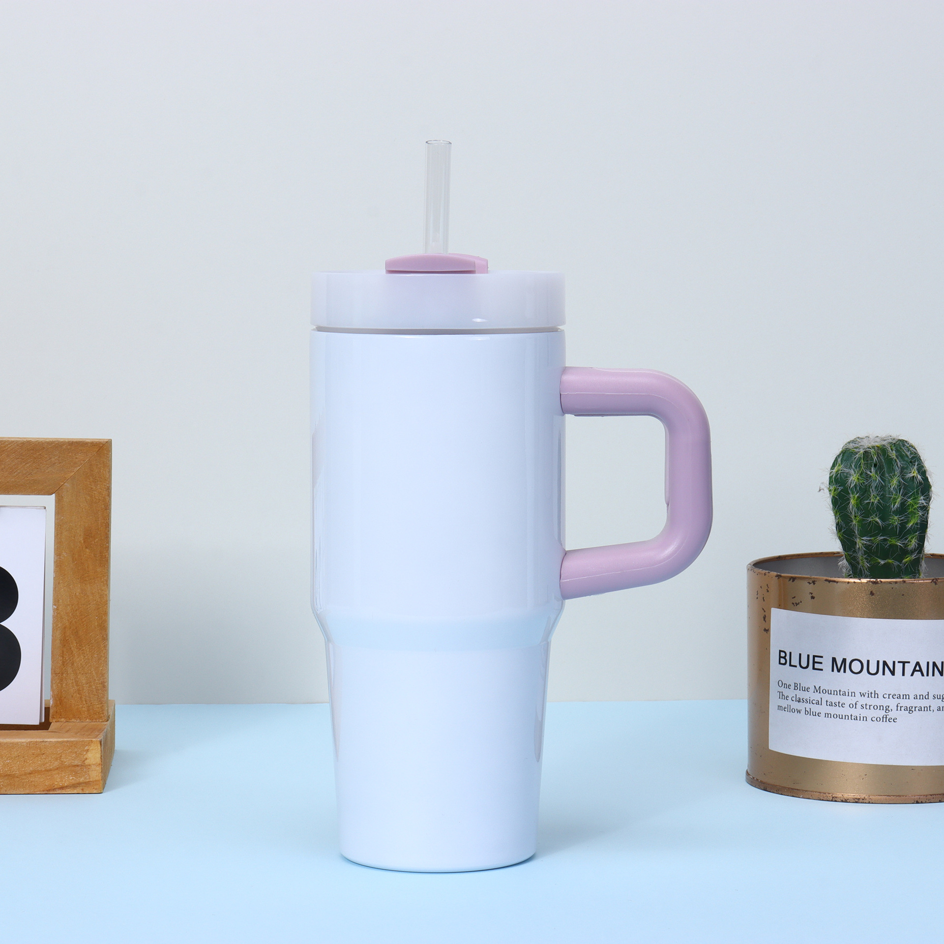 Nuevo 14oz caliente sublimación 304 taza de acero inoxidable taza de té conveniente taza de deporte taza de aislamiento