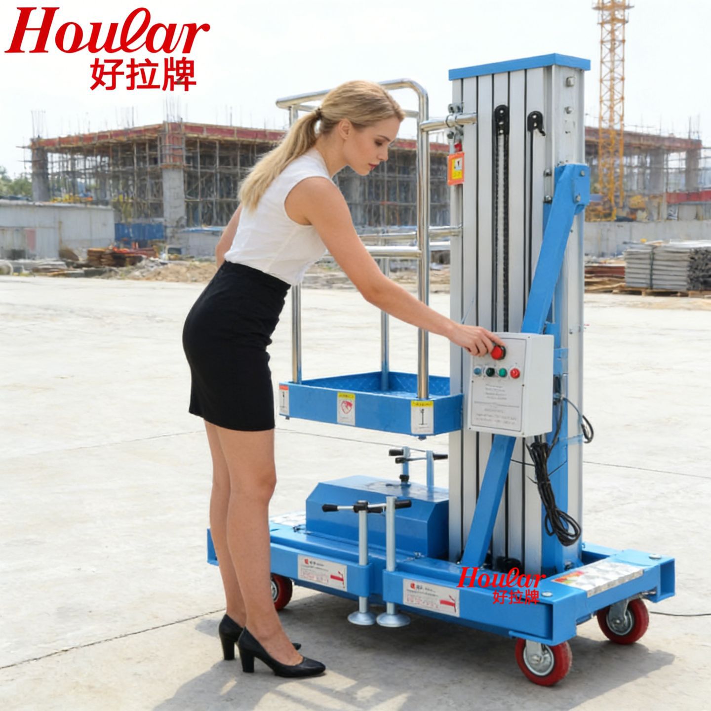 GTWY8-20高空作业6-24米移动式升降机铝合金升降平台电动升降台车