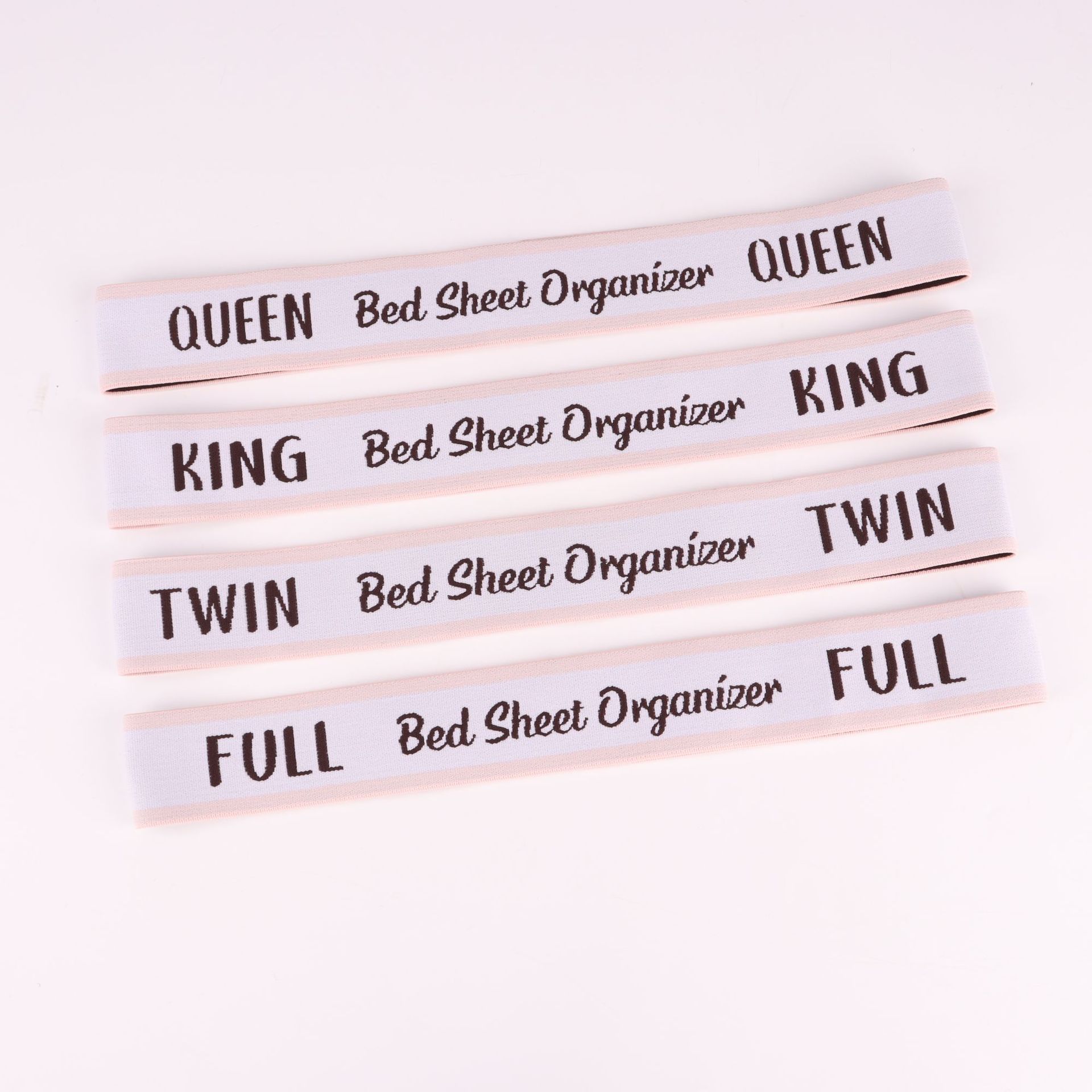 Grenzüberschreitende Lagerungslaken, Kleidung und Bettdecken Vollständig König Königin Zwilling fertig elastischer buchstabenförmiger elastischer Band