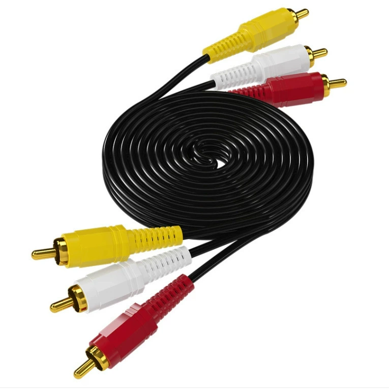 Three -to -three audio cable 1.5 m 3RCA to 3RCA Lotus AV audio connecting computer connecting audio cable