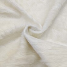 白色马毛皮服装箱包皮革头层真皮牛皮革长毛现货