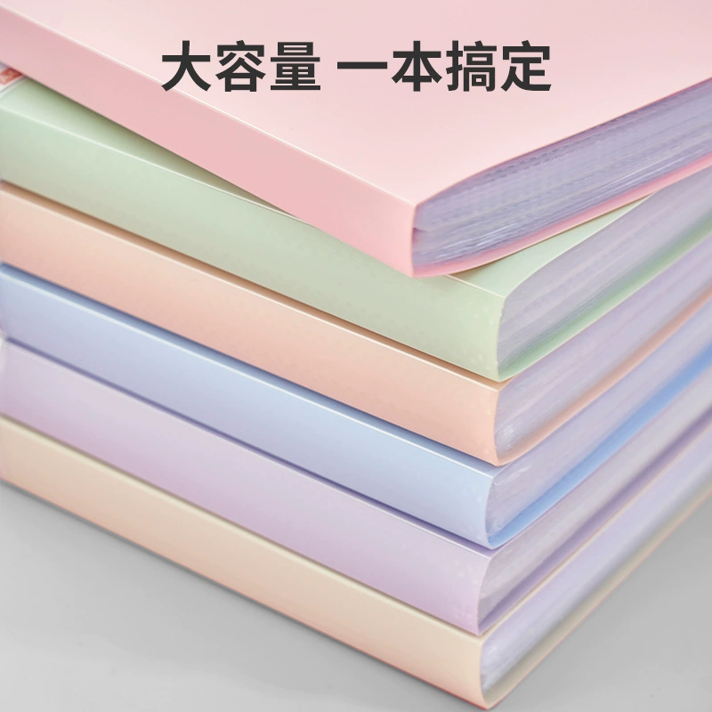 Папка A4 Data Book Multi - слой прозрачной страницы Data File File File Folder Student Student Student Test Paper Folder Folder