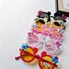 Children's cute glasses, fashionable sunglasses with bow, sun protection cream, UF-protection