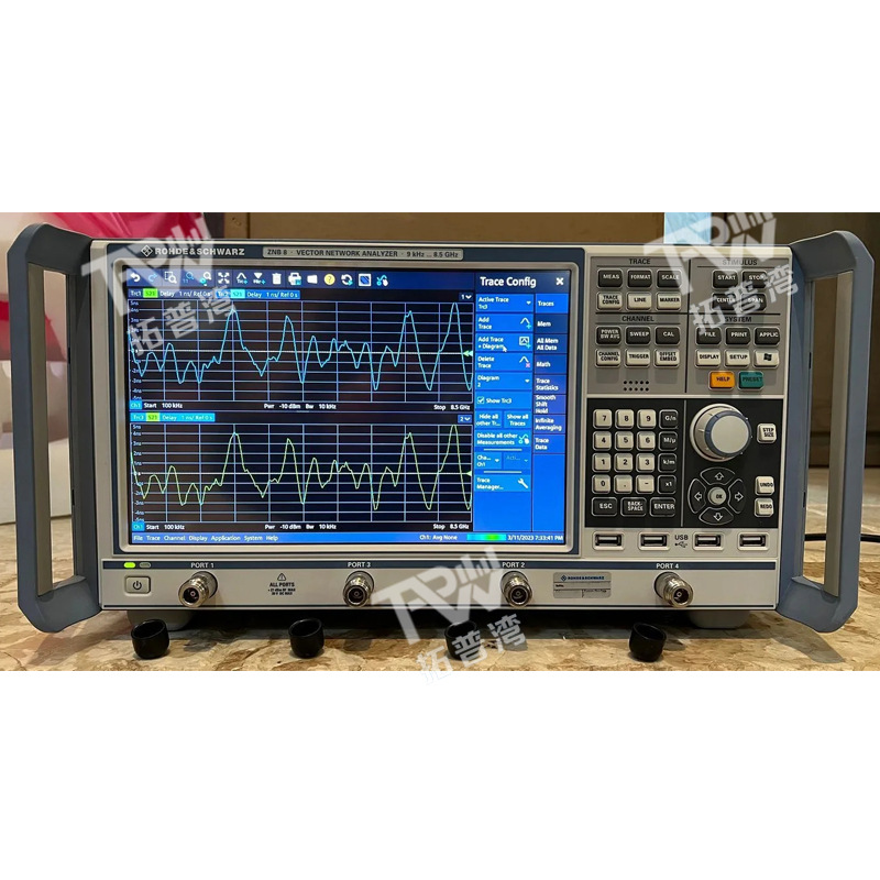 罗德与施瓦茨 ZNB8 矢量网络分析仪 4 端口 9kHz 至 8.5GHz