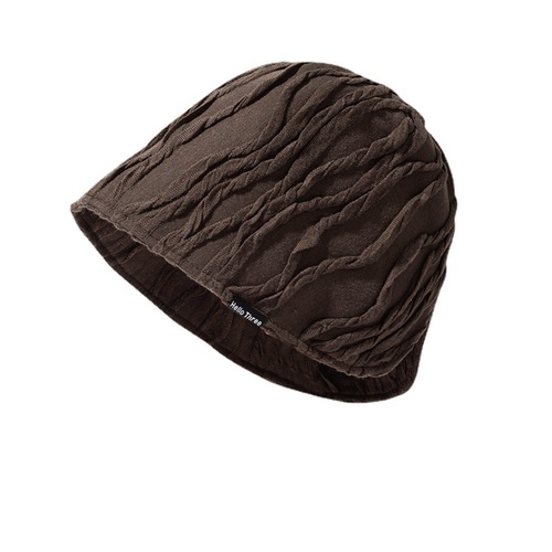 Maillard style bucket hat, women's thin, cool and trendy Korean confinement fashion versatile autumn and winter bucket bucket hat