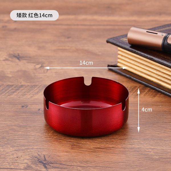 windproof ashtray stainless steel for hotel for commercial use