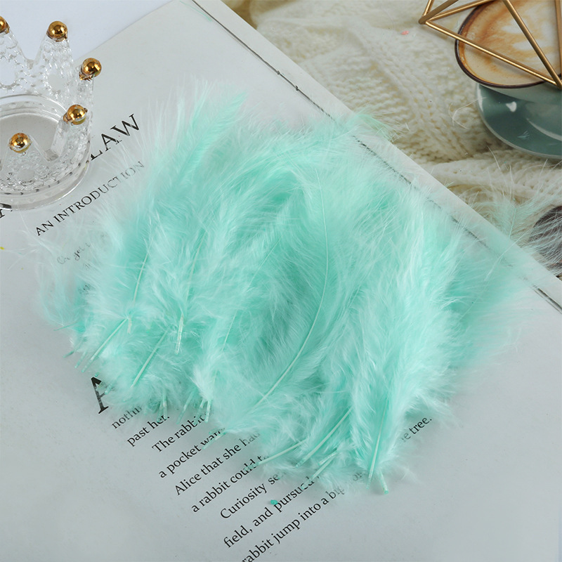 Pelotas de pavo, plumas de terciopelo de cola afilada, plumas de colores, Dreamnet, plumas, plumas, luces de plumas, bolas de olas, plumas, venta al por mayor transfronteriza
