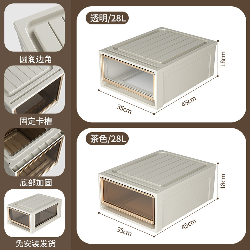 Armario de almacenamiento de cajones para el hogar transfronterizo, baño, sala de estar, armario de almacenamiento, clasificación de clasificación de ropa, almacenamiento de múltiples escenas