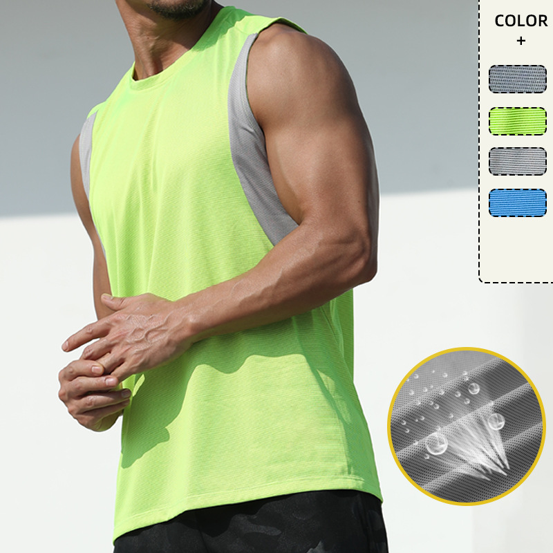 Marathon Vest Men's Summer Loose Casual Quick-drying Breathable Running Basketball Training Fitness Sports Vest