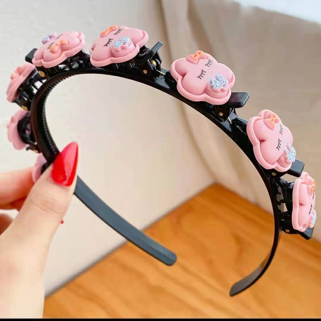 Cute Fruit Flower Butterfly Imitation Pearl Plastic Hair Band display picture 4
