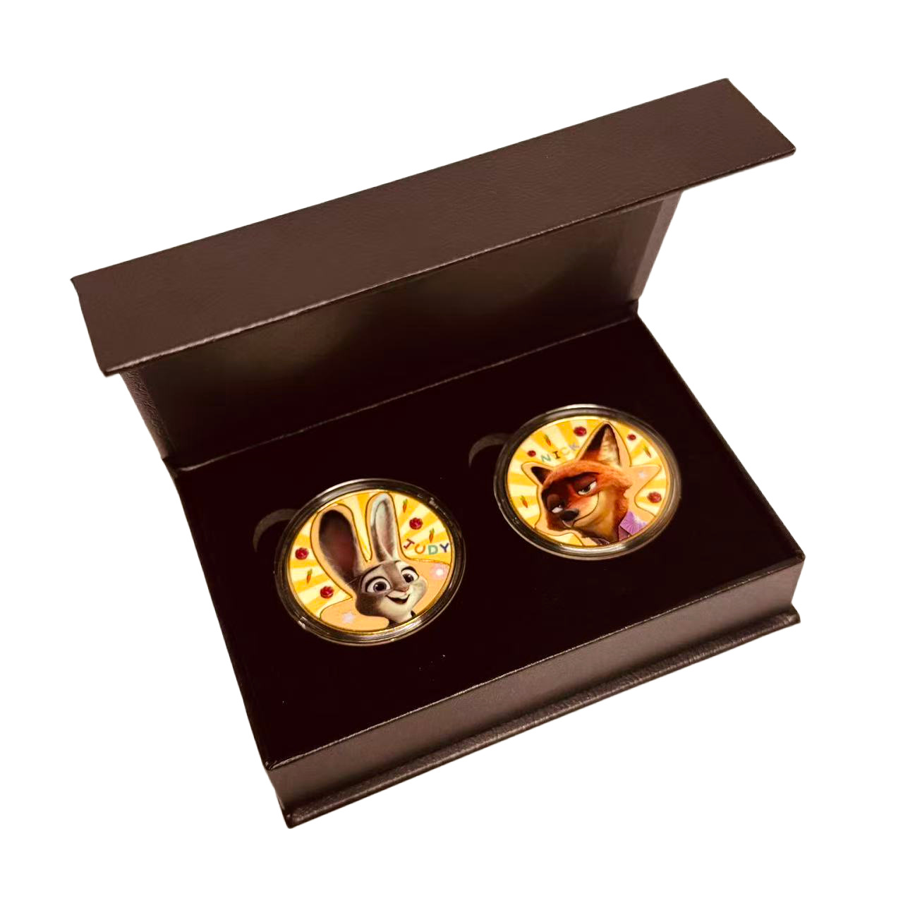 Monedas de Zoo Madden, monedas metálicas de animación, colecciones de regalos, medallones de metal estampadas.