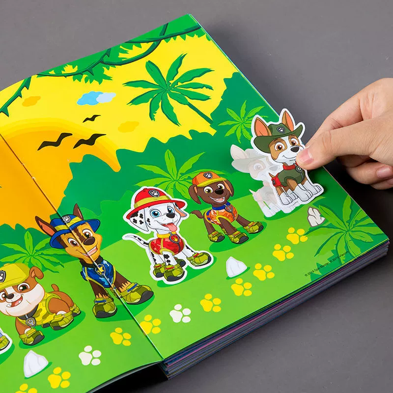 Детская книга с наклейками для детского сада для мальчиков, 6 лет, концентрация