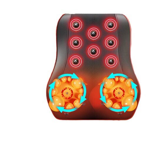 Vietnamese cross-border neck, cervical spine, waist massager, lumbar massage device, heating car seat cushion, waist pillow, shoulder kneading