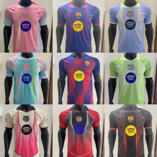 批發25-26西甲聯賽巴塞羅那足球俱樂部球迷版短袖上衣足球服