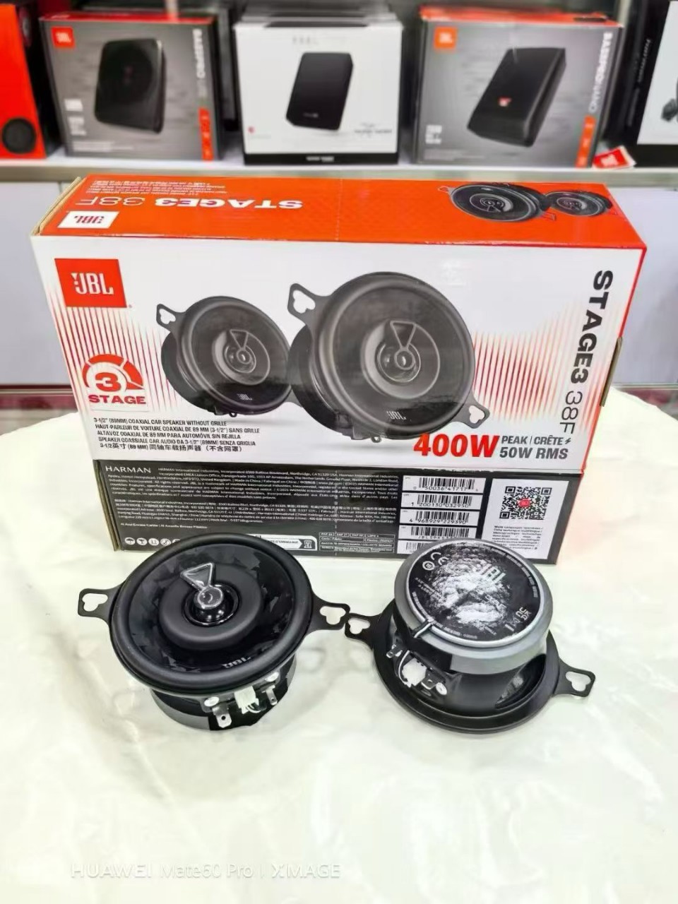 JBL SATGE3 38F Genuine Coaxial Car Speaker 3.5inch 400W Super Power Original
