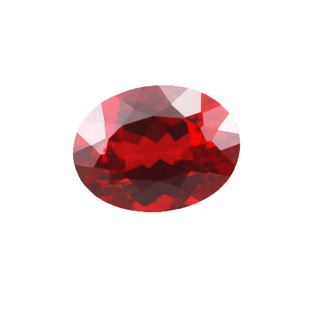 Factory Outlet Egg-shaped Cultivated Color Gem Oval Pigeon Red Bare Stone DIY Jewelry Certificate