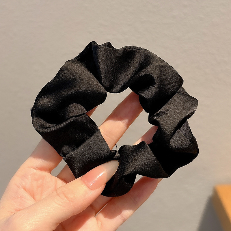Dulce de alto nivel, anillo de cabello de intestino grueso, cordón de cabello de cola de caballo baja coreana, cordón de cabello grande, delicado, adornamiento de cabello de princesa de alto valor