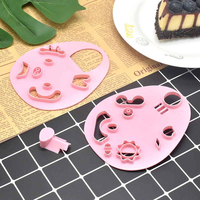 スポット黄色透明シミュレーション弁当装飾金型梨リンゴ形状顔変更ウズラの卵 DIY おにぎり金型|undefined
