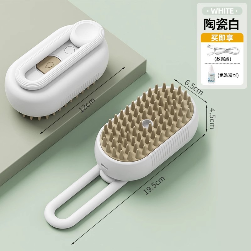 스프레이 전동 빗 - 화이트 + 리브인 에센스 20ml