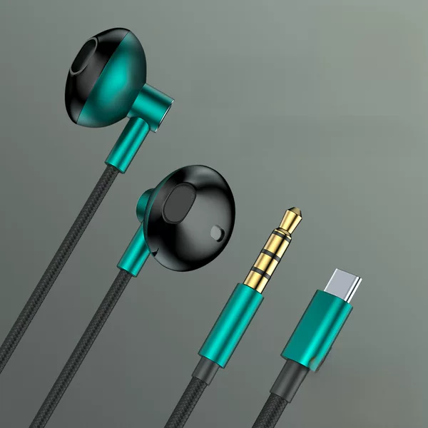 E-sports game headset in-ear wired mobile game eating chicken with microphone listening voice speech position suitable for Huawei OPPO Xiaomi