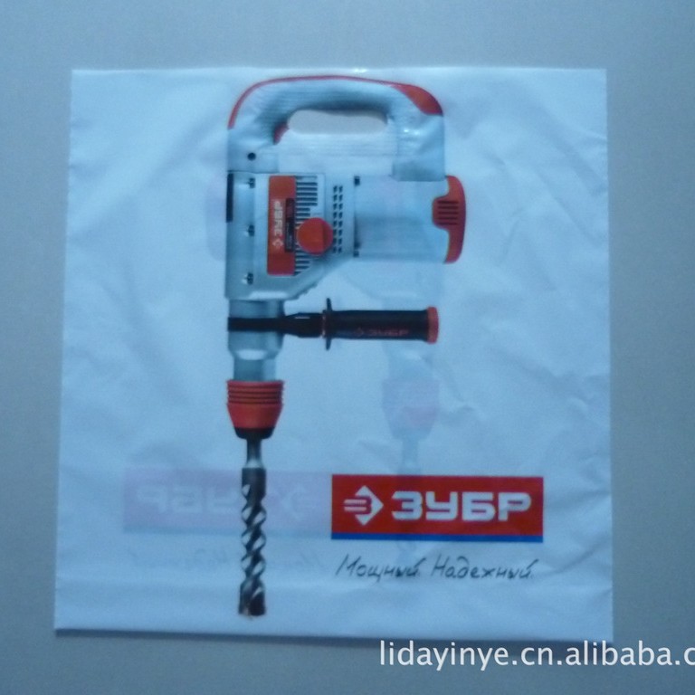 厂家值供提手贴片加固LDPE塑料袋加固PE手提袋