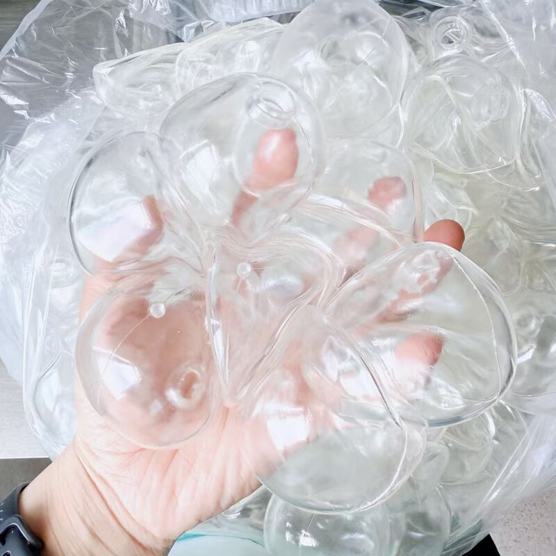 Xiaohongshu's Same Style Ultra-Transparent 6cm Empty Ball Skin Comes with a Tie to Make Your Own Fluid Ball, Noisy Ball, DIY Handmade Ball to Play with Xiaohongshu's Same Style Ultra-Transparent 6cm Empty Ball Skin Comes with a Tie to Make Your Own Fluid Ball, Noisy Ball, DIY Handmade Ball to Play with