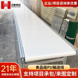 定制304不锈钢专用食品级皮带输送线防静电皮带输送线pu输送线