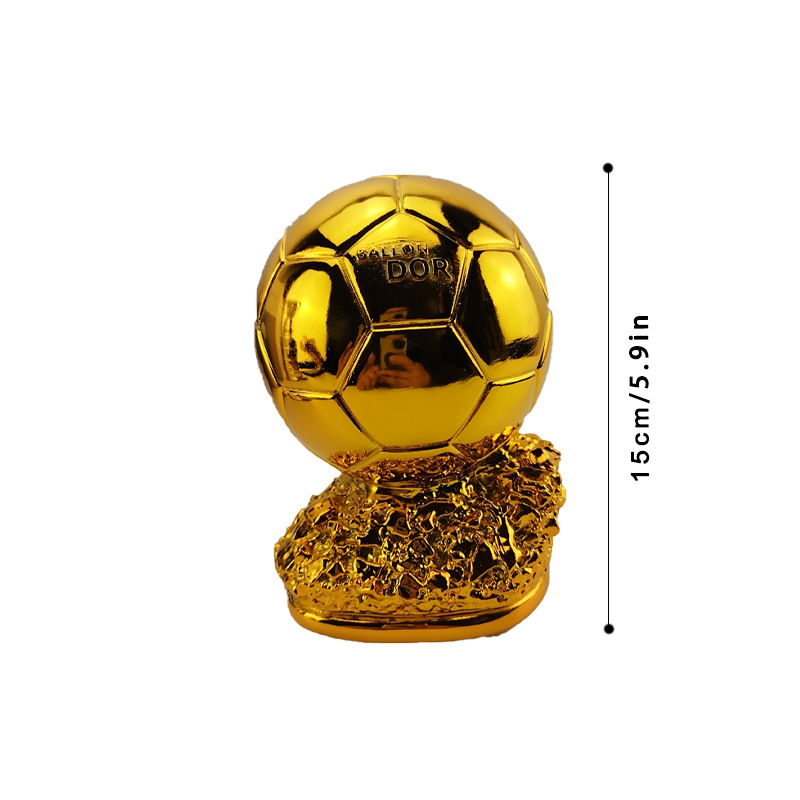 Copa del mundo suministros de ventilador Premio Balón de Oro trofeo botas de oro Guantes de Oro portero de fútbol trofeo letras regalo al por mayor
