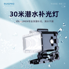 适用于Gopro11/12配件 潜水补光灯狗9/大疆/360水下补光灯 摄影灯