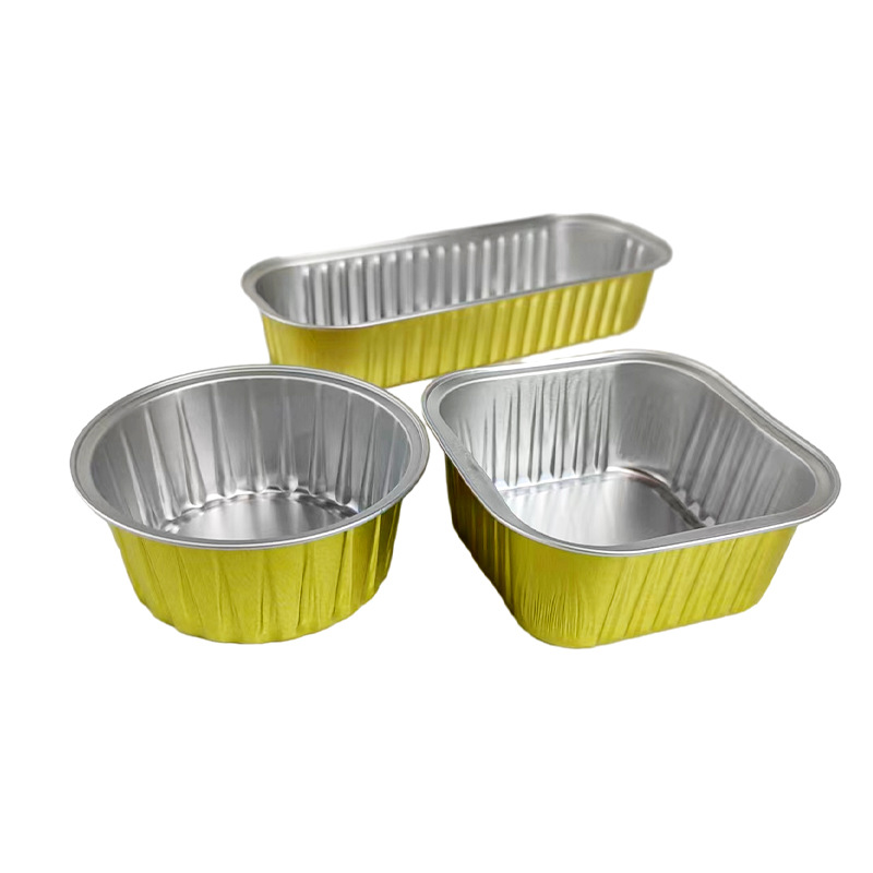 Taza de postre resistente a la cocción recubrimiento para hornear pastel de taza freidora de aire horno tazón especial pudín caja de papel de aluminio