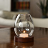 Transparent glossy retro windproof candle, jewelry, European style, Chinese style