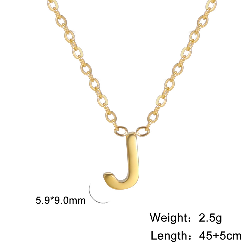 Golden, letter J