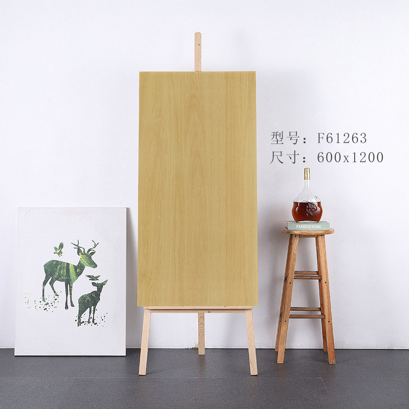 柔らかい光のビロード600x1200木紋レンガ原木風木目タイル床タイル客間寝室は実木床に似せている|undefined