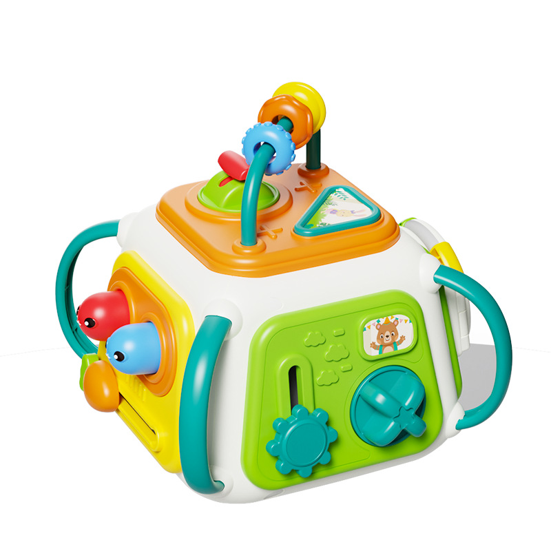 Educación temprana para bebés y niños pequeños, capacitación de inteligencia de captura hexáedro, bola ocupada, juguetes educativos para bebés iluminados